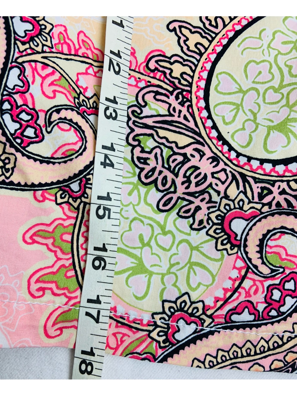 Croft & Barrow Paisley Skort - Pink, Green & Peach - Picture 8 of 8